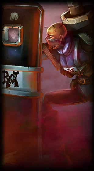 Riot Squad Singed — Singed skin splash art