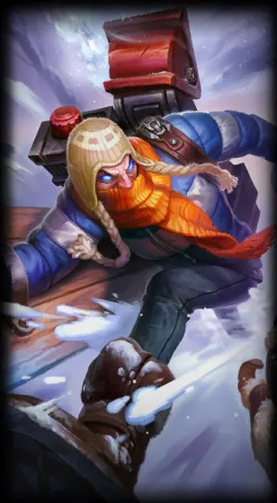 Snow Day Singed — Singed skin splash art