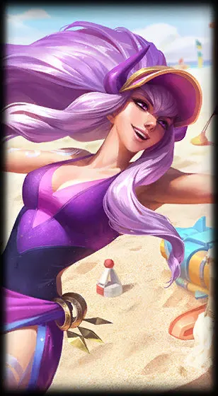 Pool Party Syndra — Syndra skin splash art