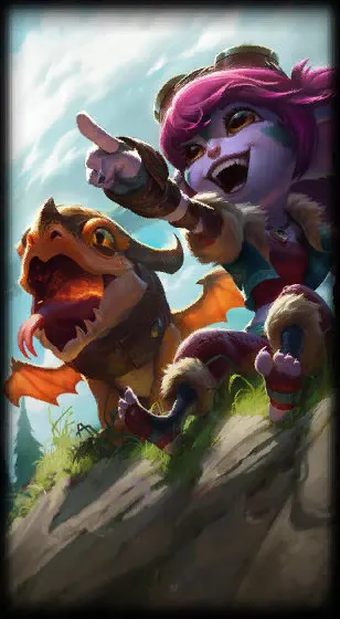 Dragon Trainer Tristana — Tristana skin splash art