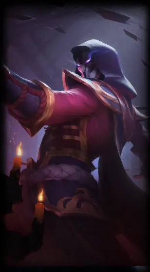 Кровавая Луна Twisted Fate — арт скина Twisted Fate