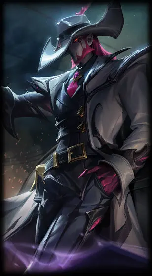 Crime City Nightmare Twisted Fate — арт скина Twisted Fate