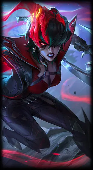 Demoncursed Vayne — Vayne skin splash art