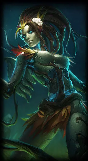 Haunted Zyra — Zyra skin splash art