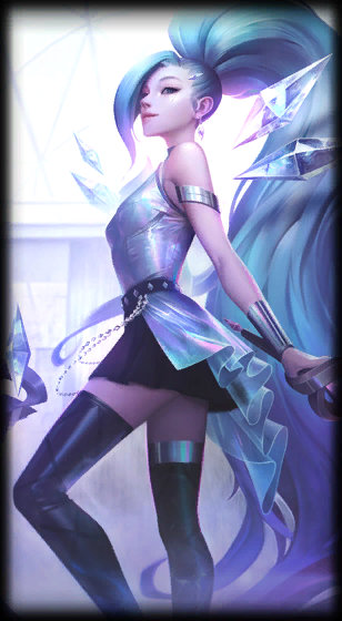 K/DA ALL OUT Seraphine Superstar — экран загрузки