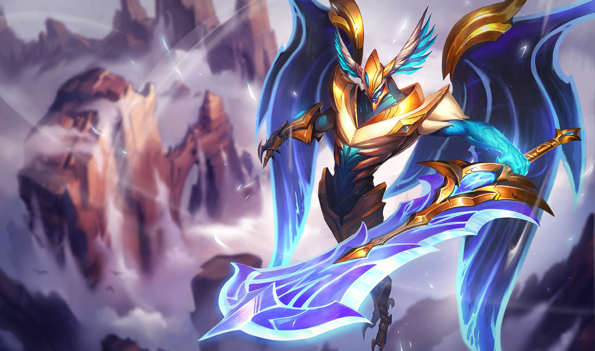 Justicar Aatrox splash art