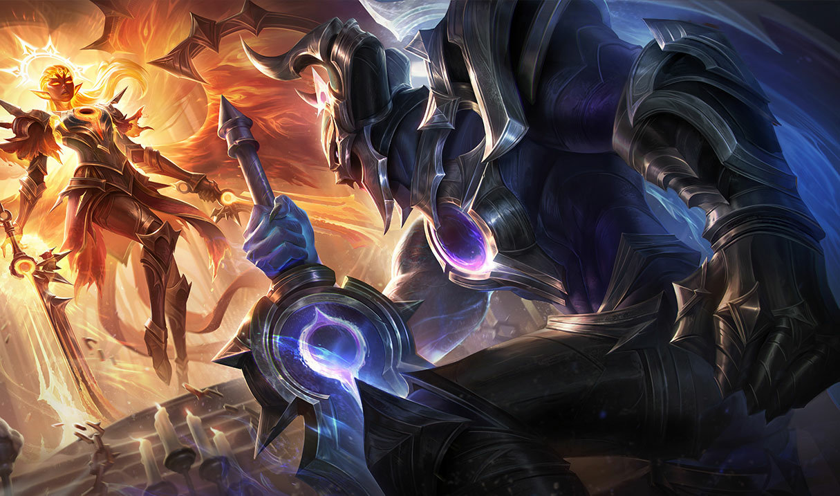 Lunar Eclipse Aatrox splash art