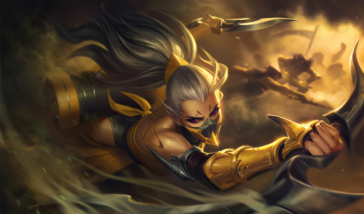 Stinger Akali splash art
