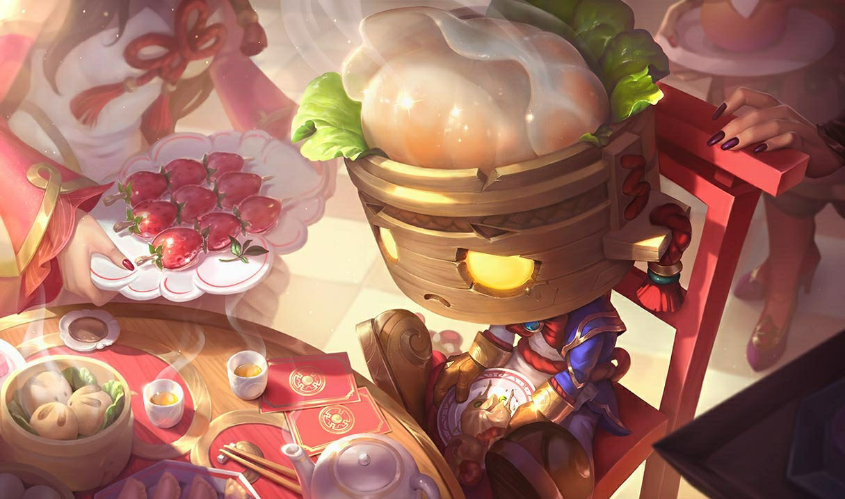 Заставка с изображением Амуму из мультфильма «Dumpling Darlings»