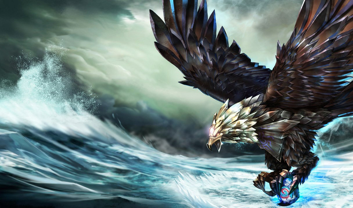 Заставка с изображением Анивии из игры Bird of Prey