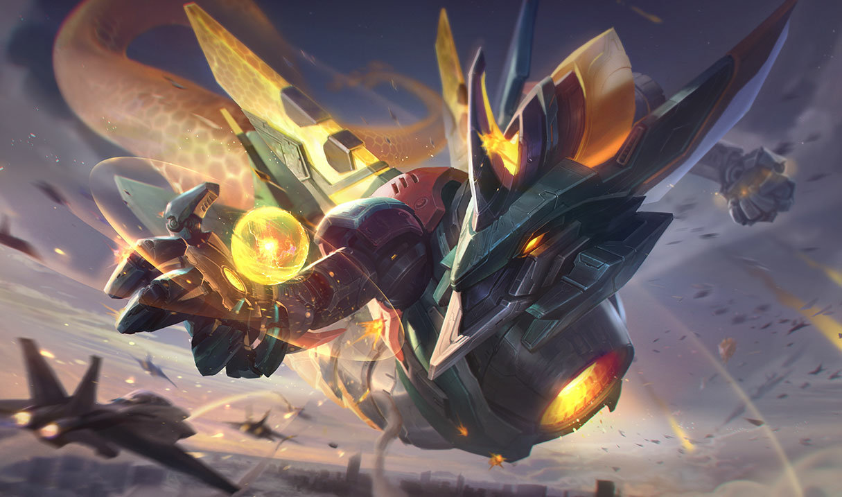 Mecha Aurelion Sol splash art