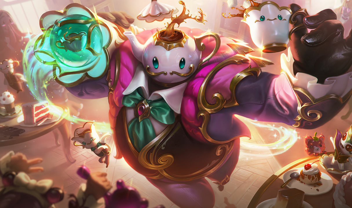 Cafe Cuties Bard splash art
