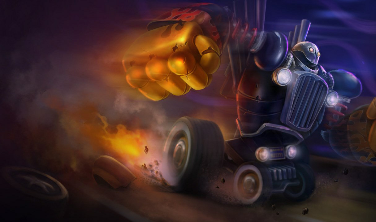 Заставка Piltover Customs Blitzcrank