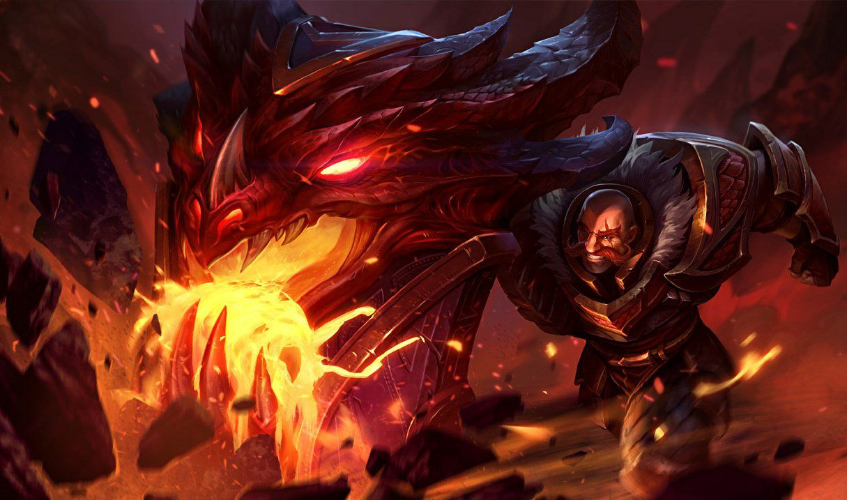 Dragonslayer Braum splash art