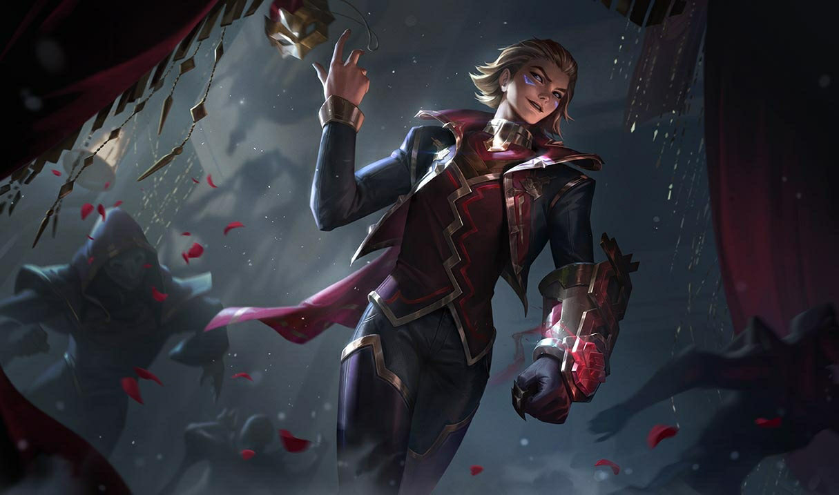 Изображение Эзреаля из игры Masque of Black Rose.