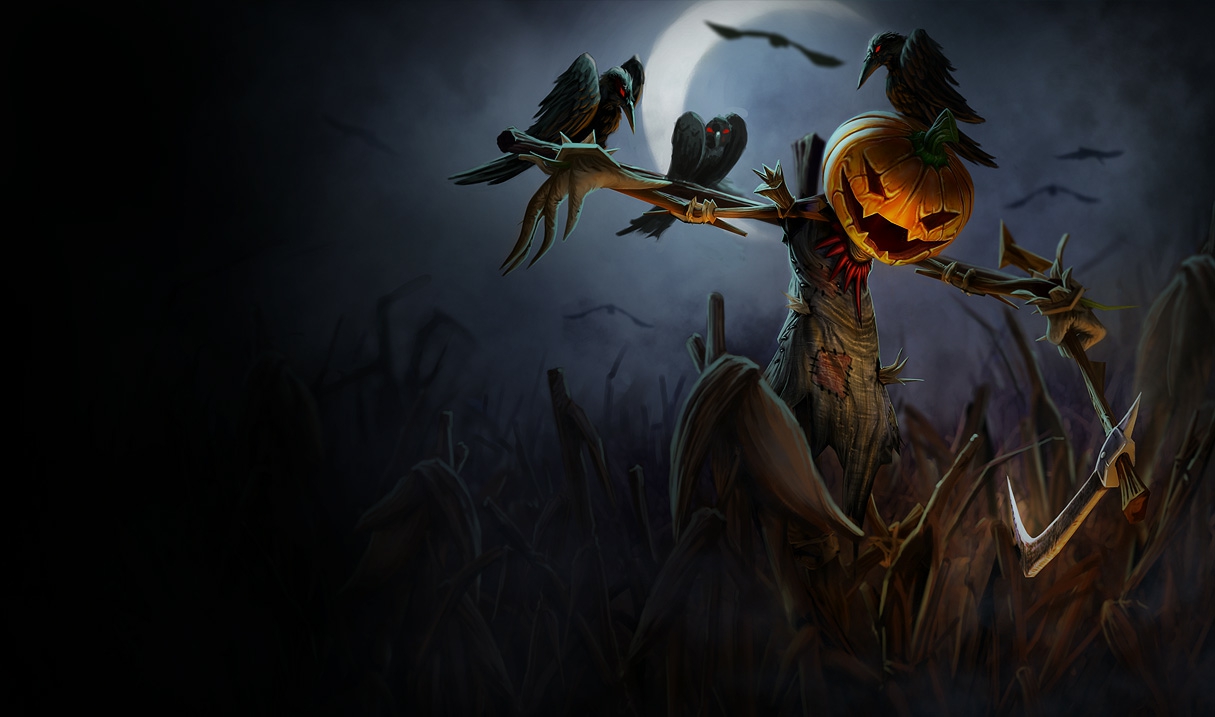 Pumpkinhead Fiddlesticks splash art