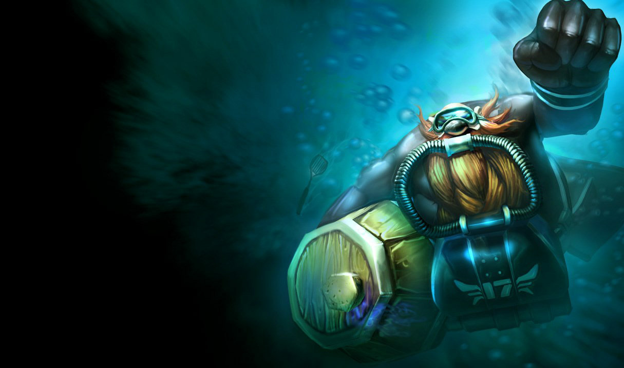 Сплэш-арт Scuba Gragas