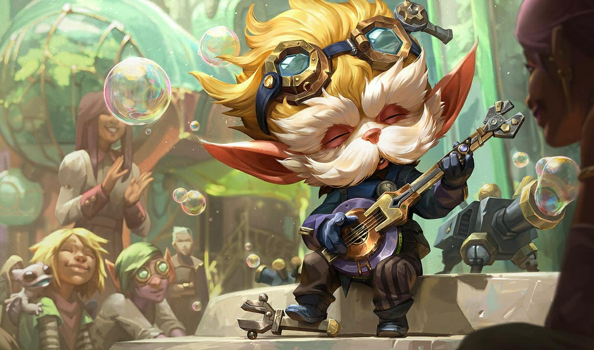 Arcane Professor Heimerdinger splash art
