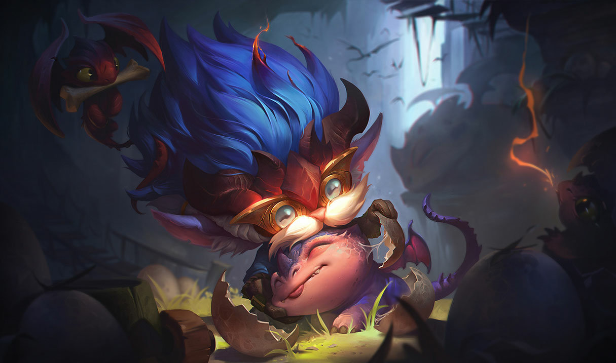 Dragon Trainer Heimerdinger splash art