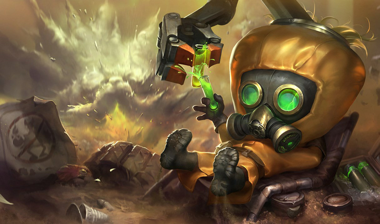 Hazmat Heimerdinger splash art