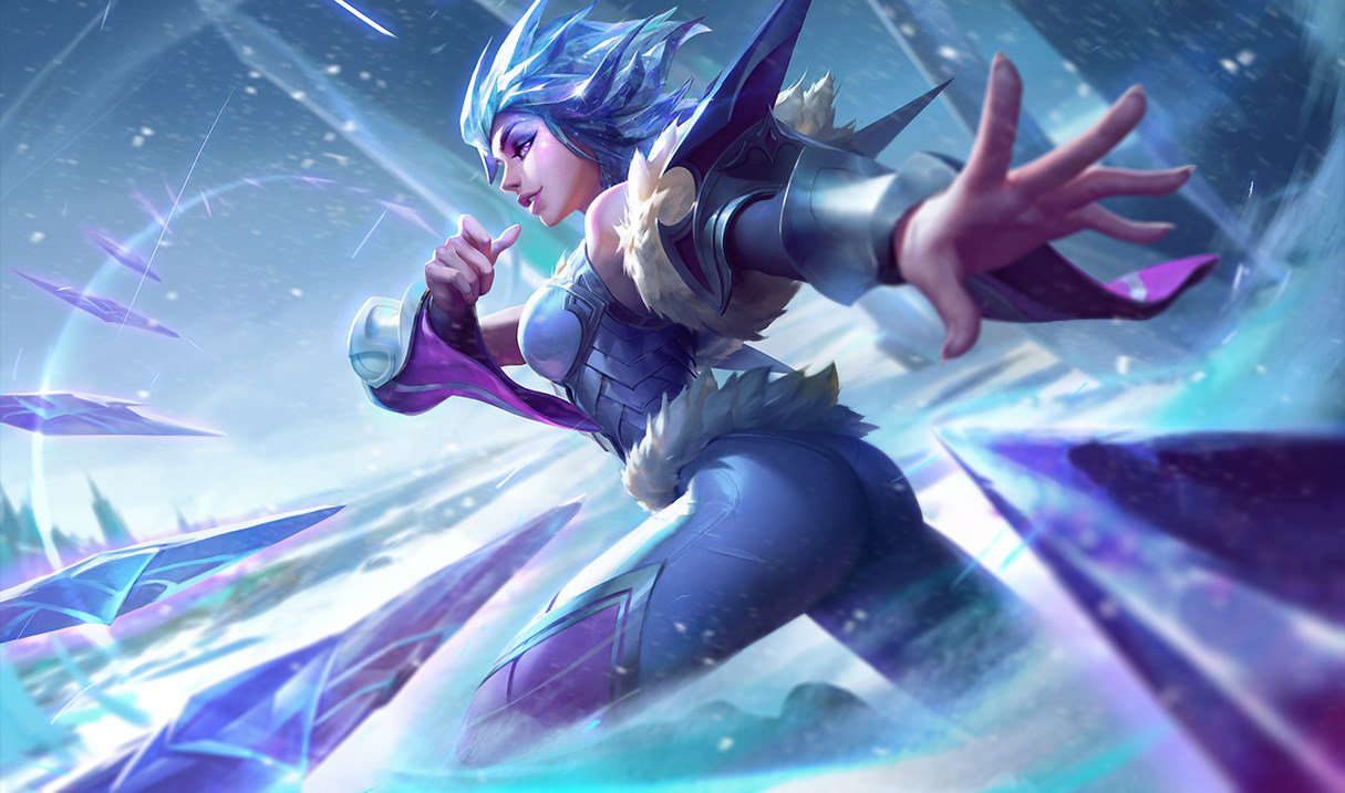 Заставка с Ирелией из Frostblade