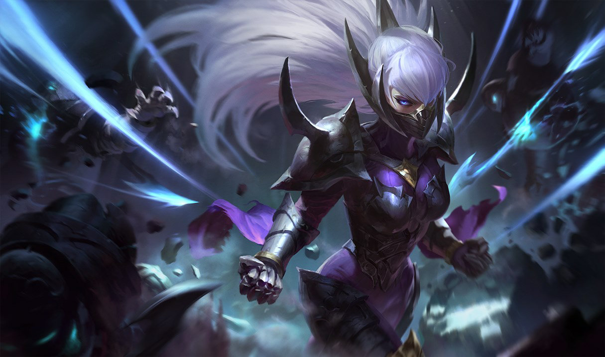 Сплэш-арт Ирелии из Nightblade