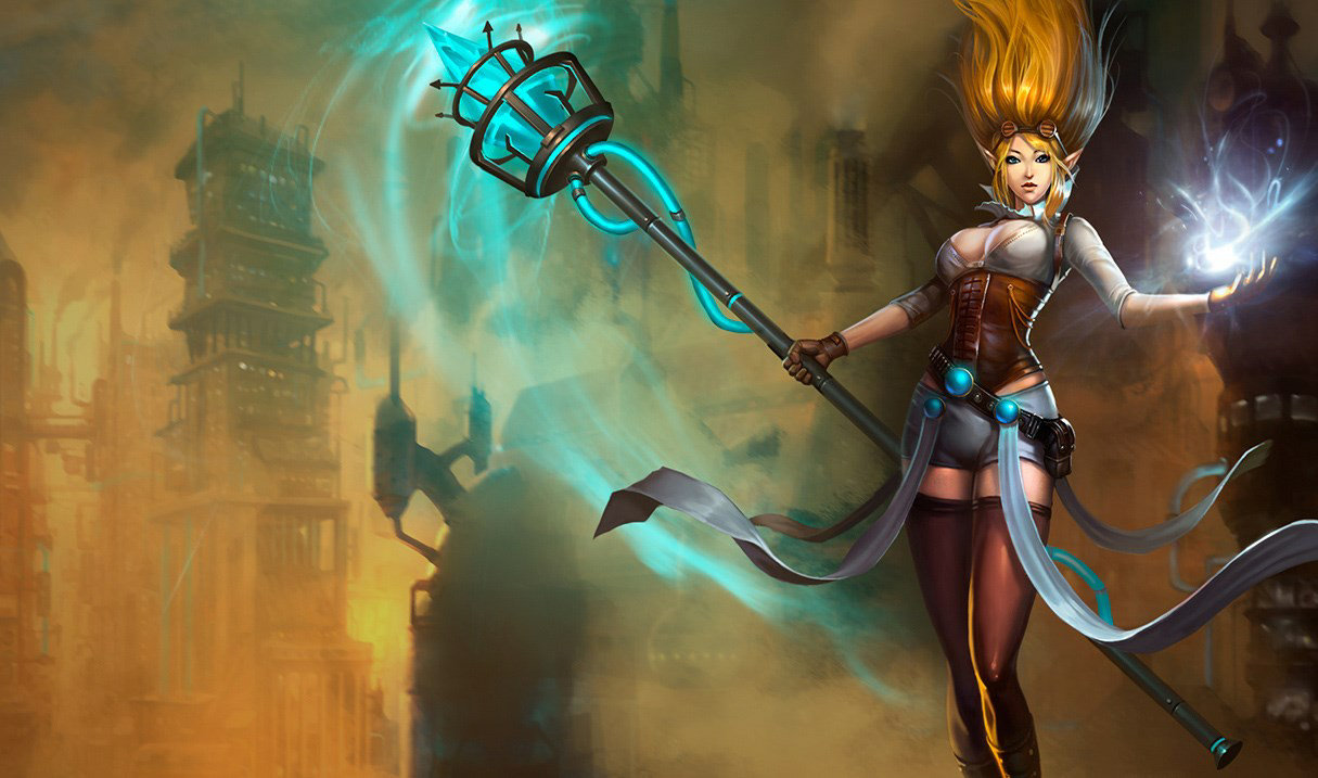 Заставка с изображением Джанны из Hextech