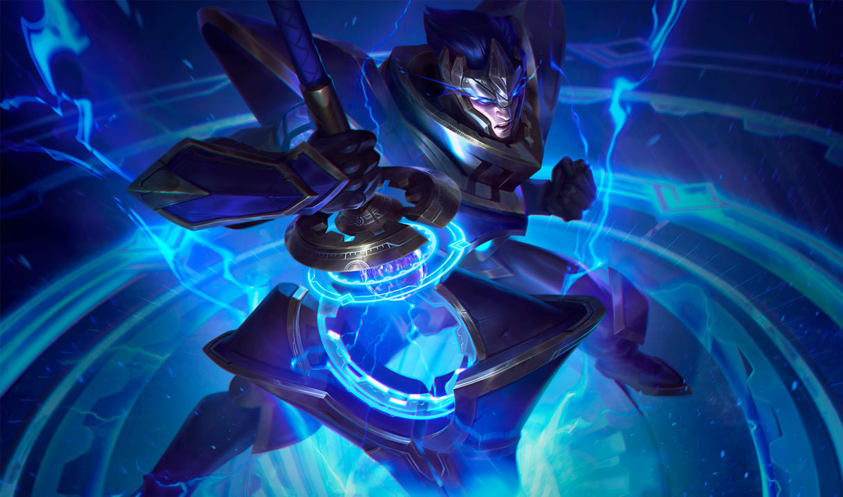 Hextech Jarvan IV splash art