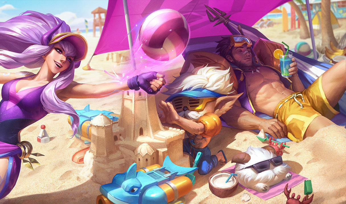 Заставка Pool Party на Jarvan IV