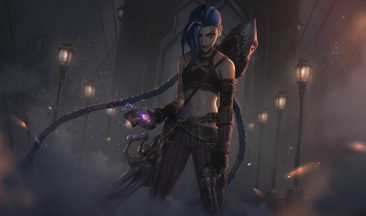 Arcane Enemy Jinx splash art