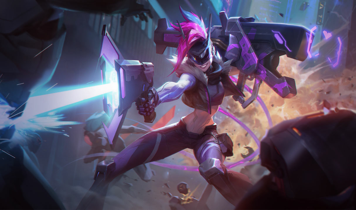PROJECT: Jinx splash art