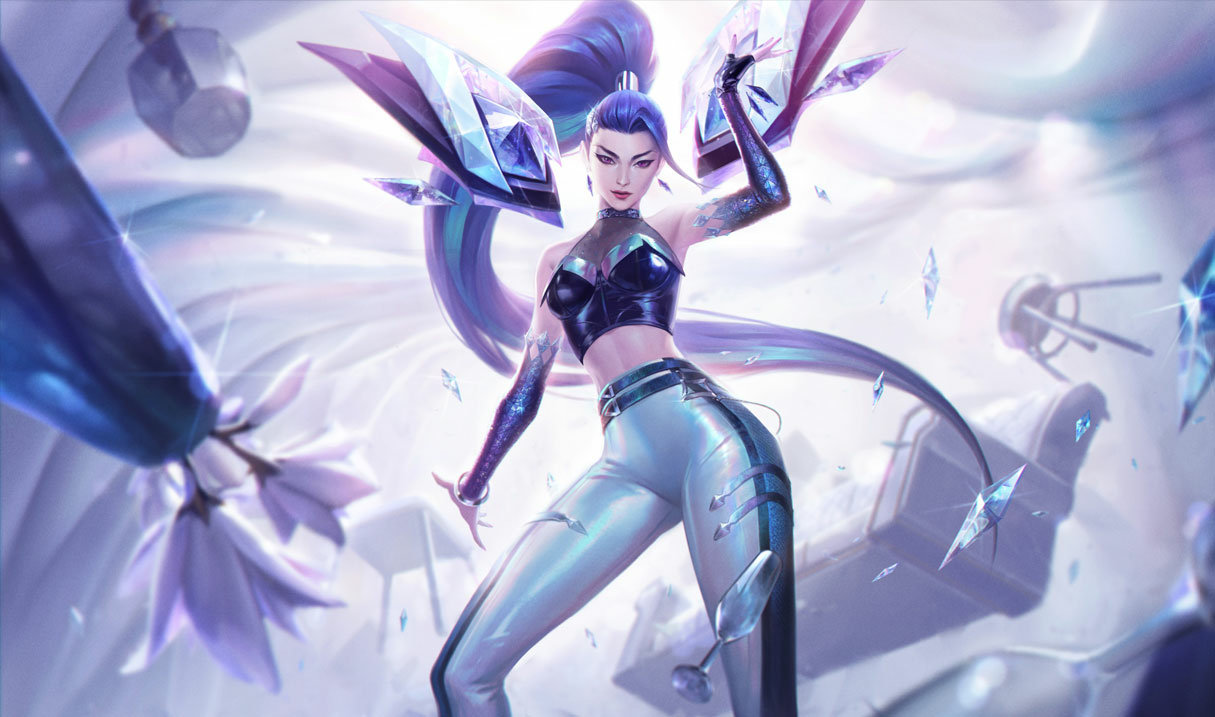 Заставка K/DA ALL OUT Кай'Сы