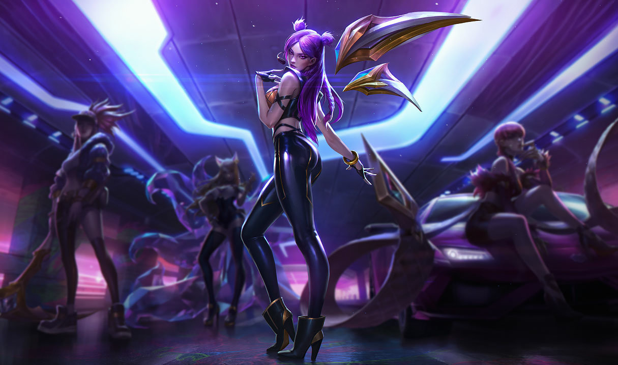 K/DA Kai'Sa сплэш-арт