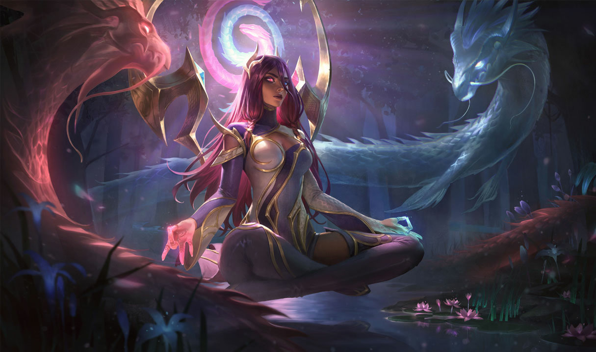 Tranquility Dragon Karma splash art