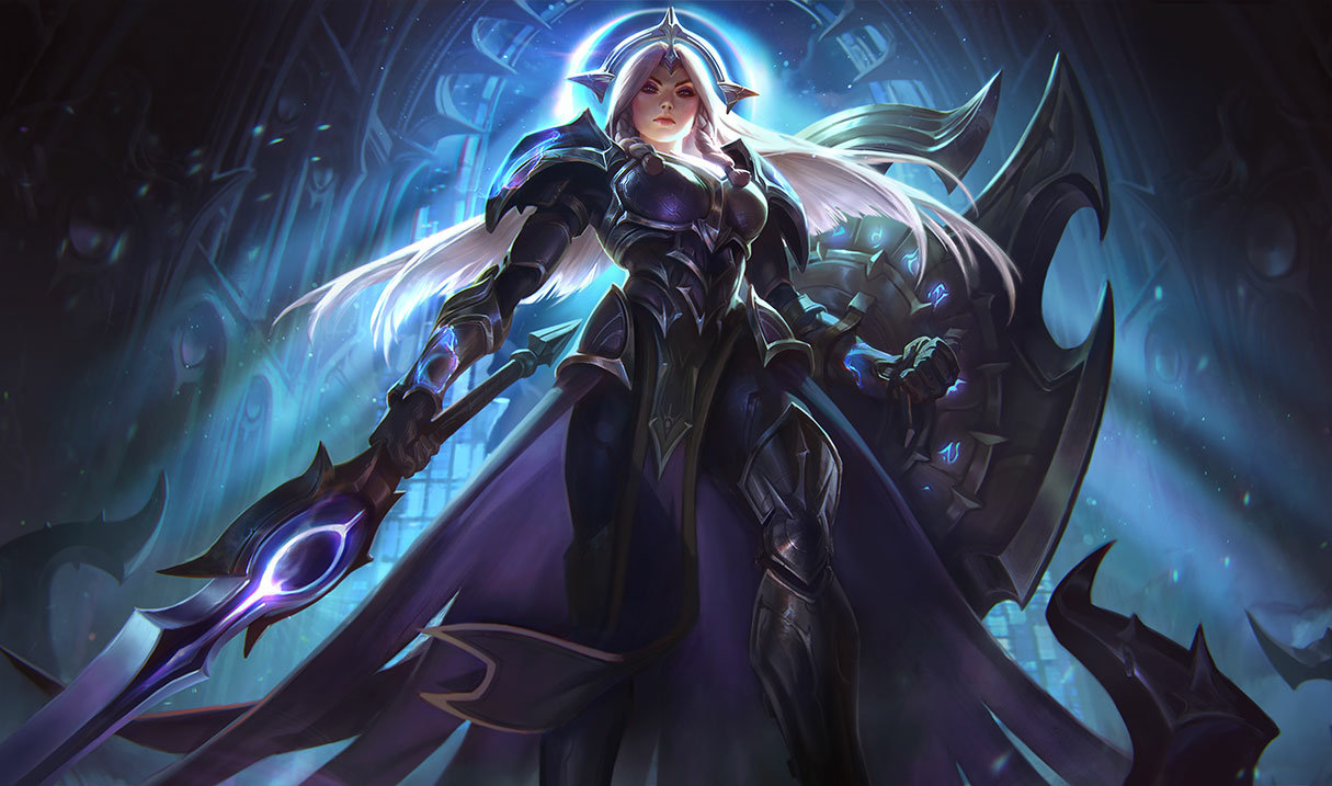 Lunar Eclipse Leona splash art