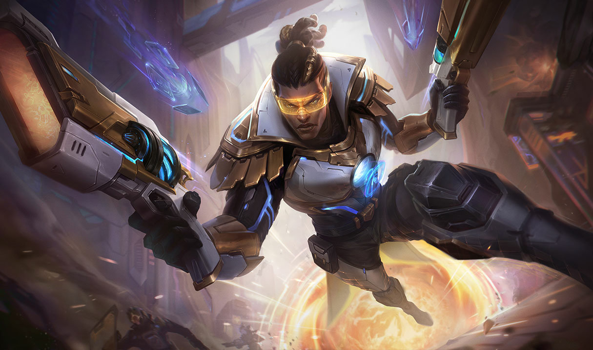 Заставка Prestige Pulsefire Lucian