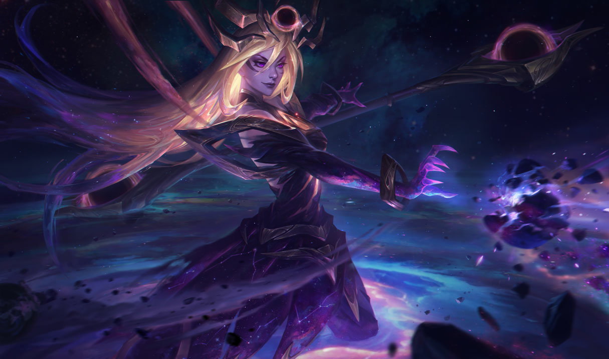 Заставка Dark Cosmic Lux