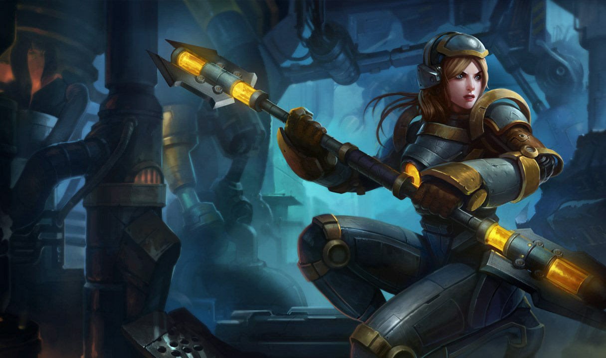 Иллюстрация персонажа Steel Legion Lux.