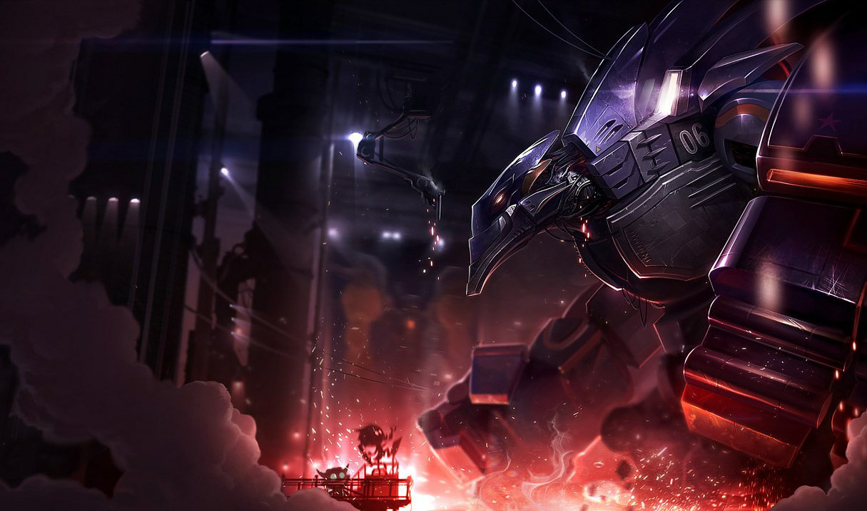 Mecha Malphite splash art