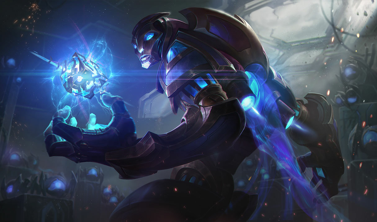 Заставка с изображением Мальзахара из Hextech