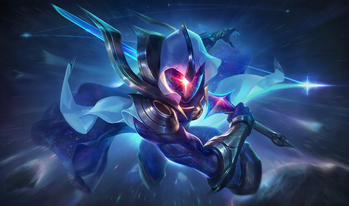 Cosmic Blade Master Yi splash art