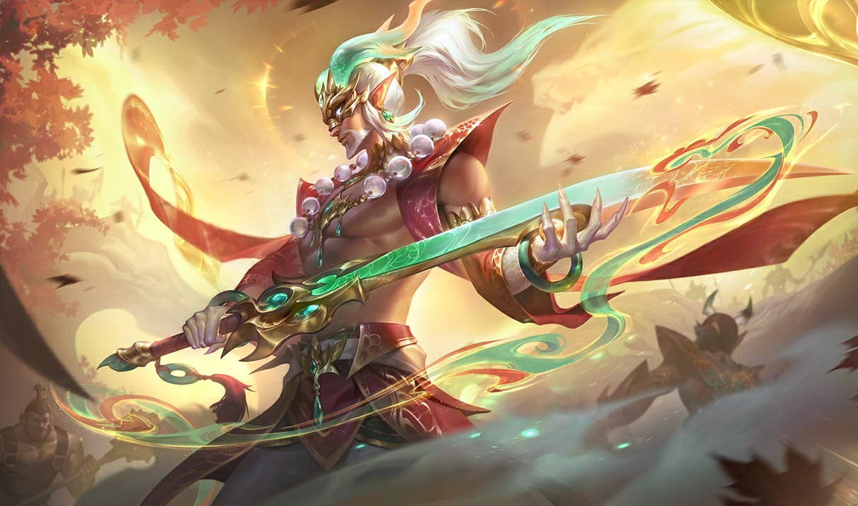 Heavenscale Master Yi splash art