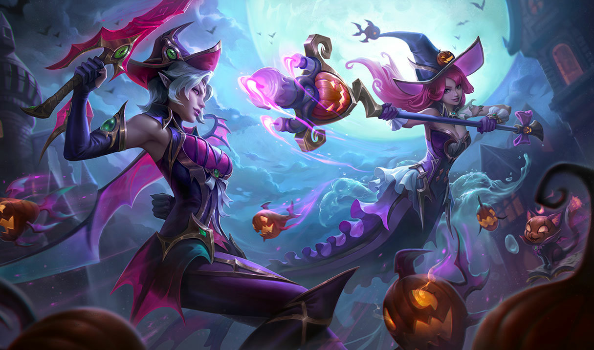 Bewitching Nami splash art