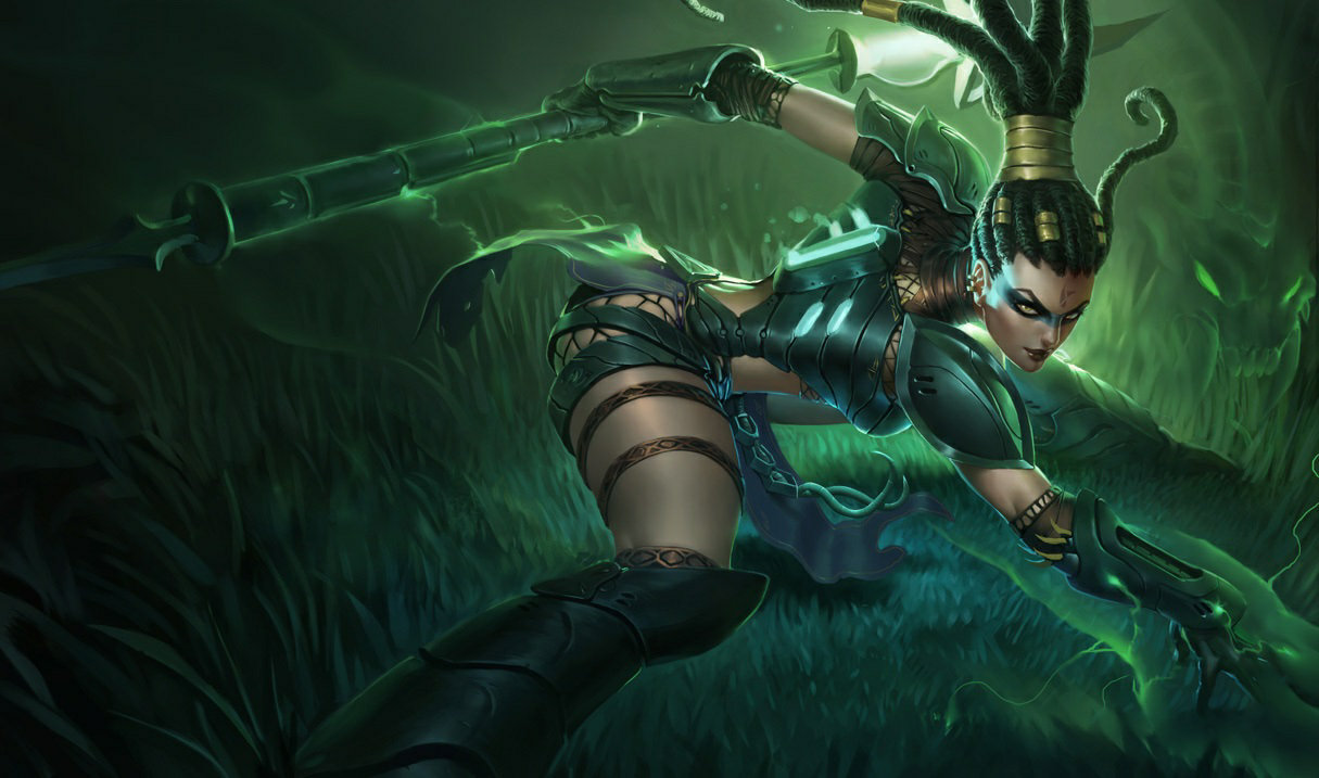 Арт для аниме Headhunter Nidalee.
