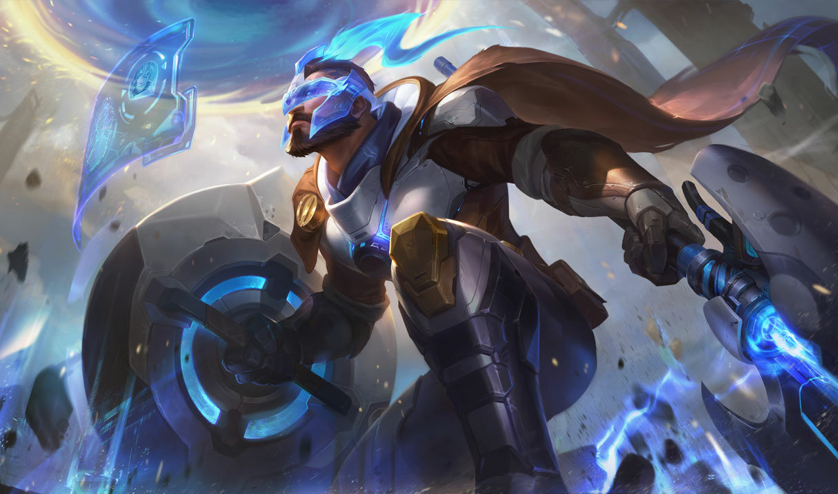 Pulsefire Pantheon splash art