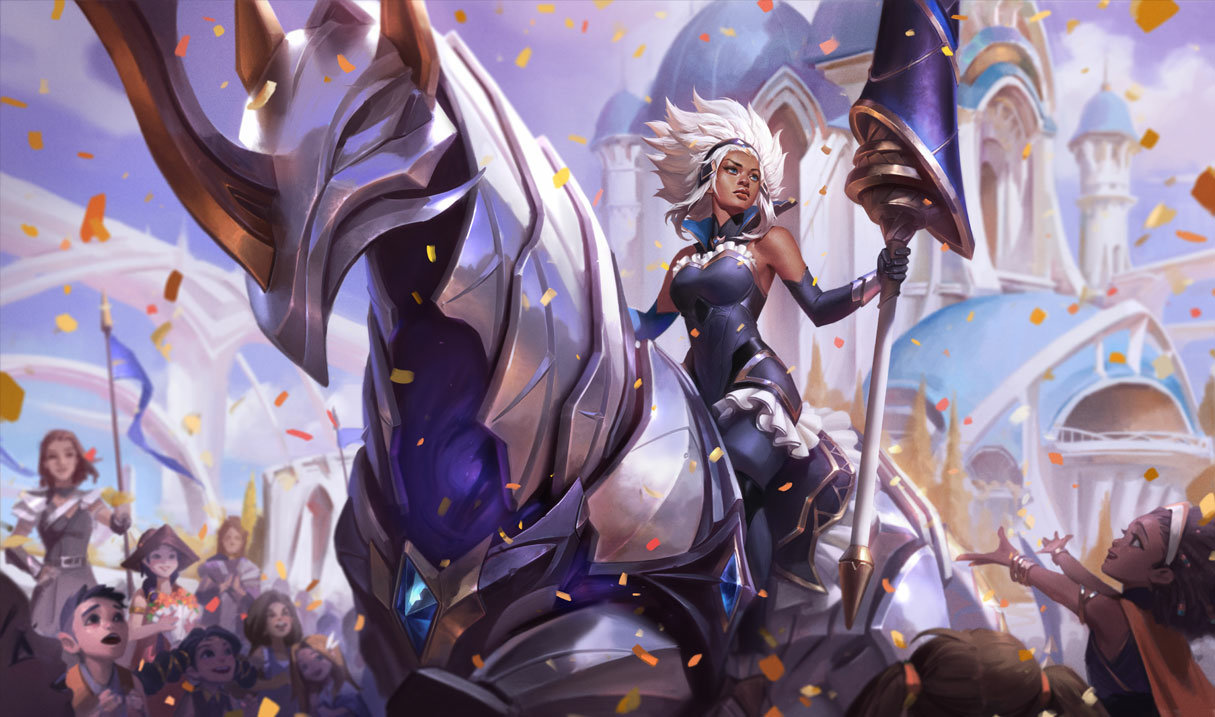 Battle Queen Rell splash art