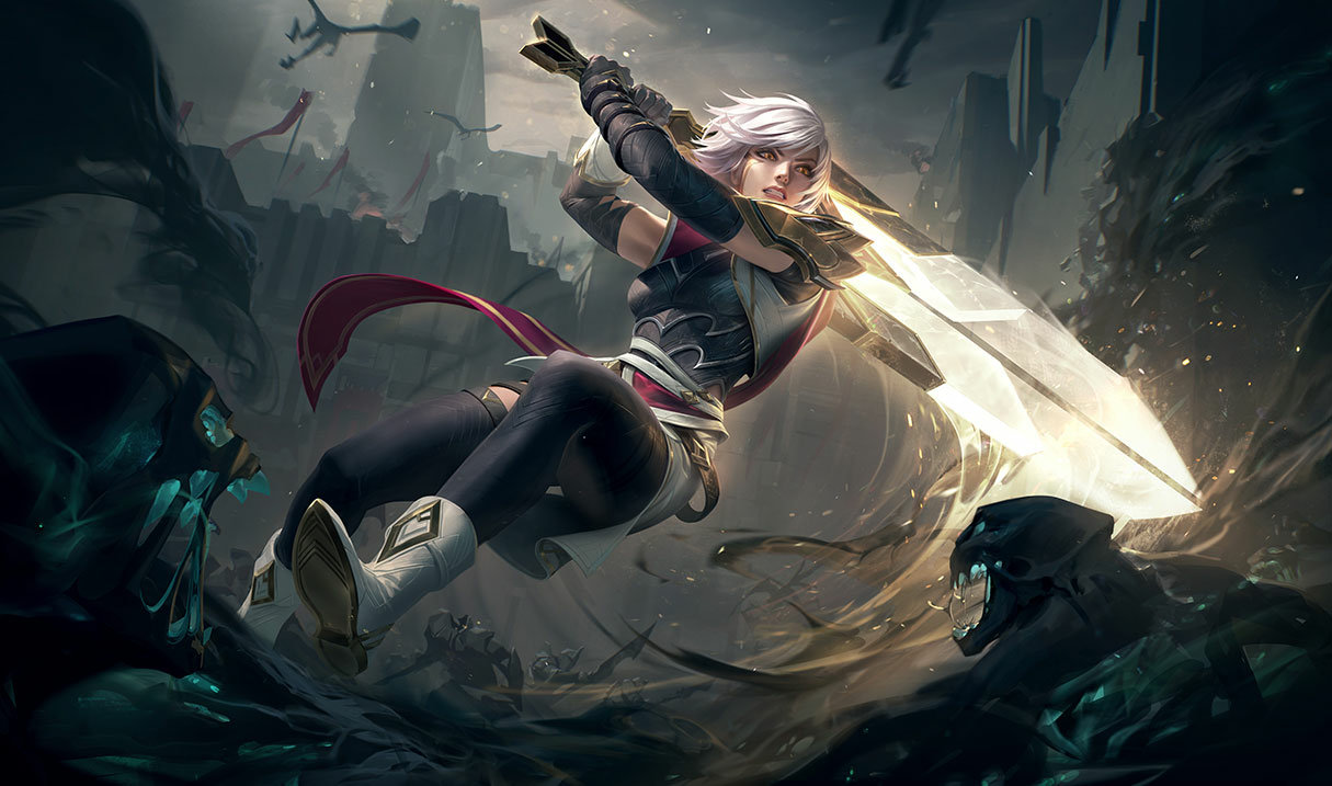 арт персонажа Sentinel Riven