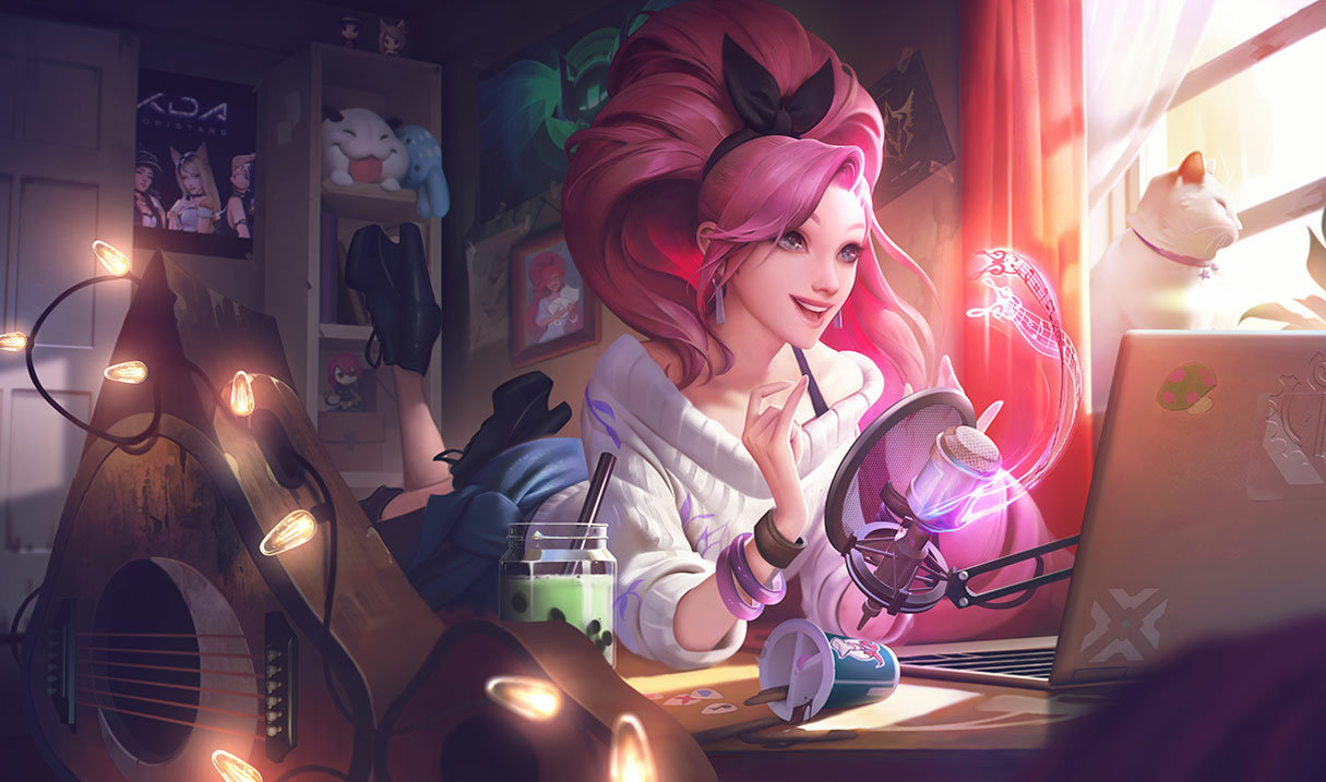 K/DA ALL OUT Серафина Инди-заставка