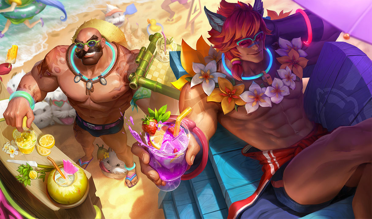 Pool Party Sett splash art