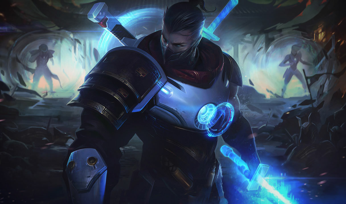 Pulsefire Shen splash art